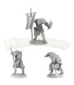 Gnolls Guerreros del Clan Colmillos Rojos - Pack (3M)